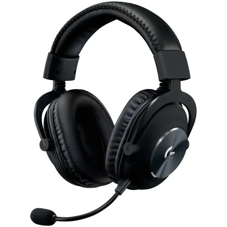 Слушалки, Logitech PRO Headset, PRO-G 50 mm Drivers, Leather/Mesh Memory Foam Ear Cushions, PRO Microphone, Black