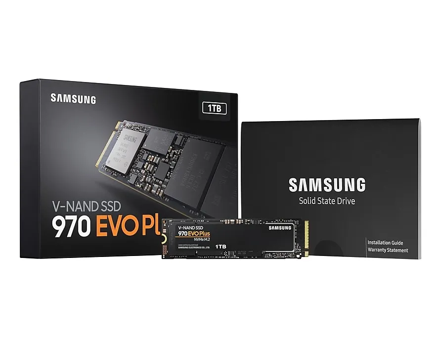 Твърд диск, Samsung SSD 970 EVO Plus 1 TB M.2, PCIe Gen 3.0 x4 NVMe 1.3, V-NAND 3-bit MLC, Phoenix Controller, 256-bit Encryption, 1 GB DDR4 SDRAM, Read 3500 MB/s Write 3300 MB/s - image 4