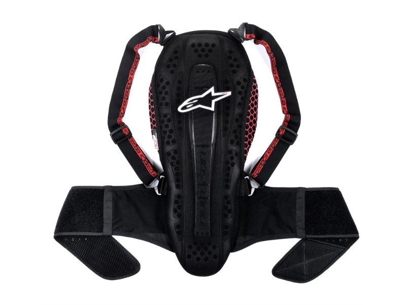 Протектор NUCLEON KR-2 BLACK SMOKE RED ALPINESTARS