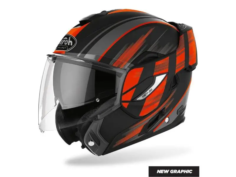 Каска REV 19 IKON ORANGE MATT AIROH