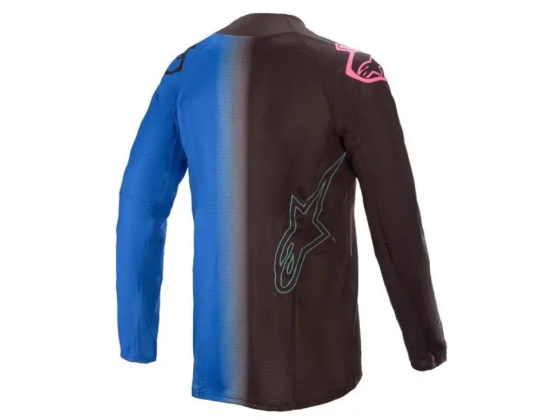 Блуза TECHSTAR PHANTOM JERSEY BLACK BLUE ALPINESTARS - image 1