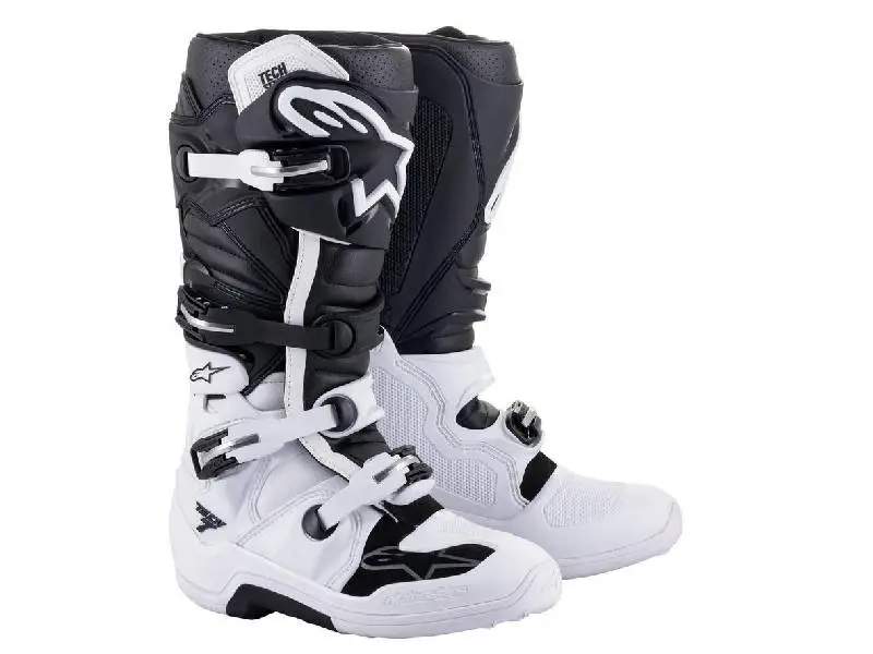 Ботуши TECH 7 WHITE BLACK ALPINESTARS