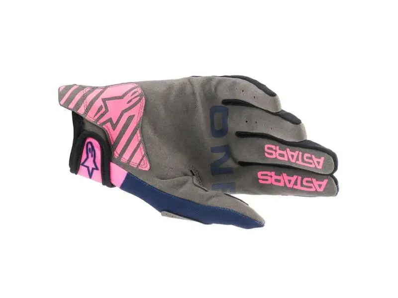 Ръкавици RADAR GLOVES DK BLUE PINK FLUO ALPINESTARS - image 1