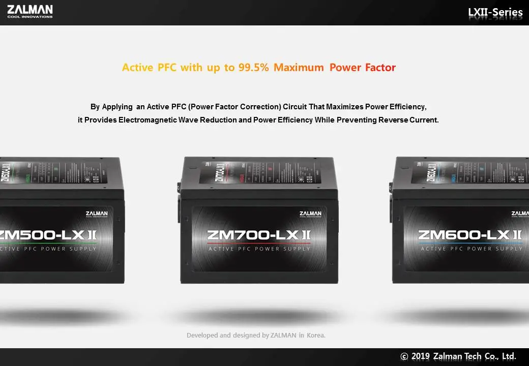 Zalman Захранване PSU 500W APFC ZM500-LXII - image 13