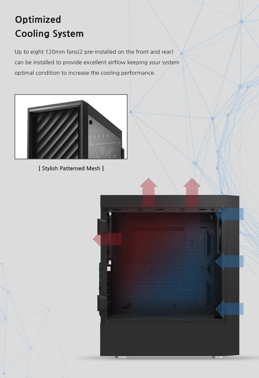 Zalman кутия за компютър Case ATX - T7 - Black - image 9