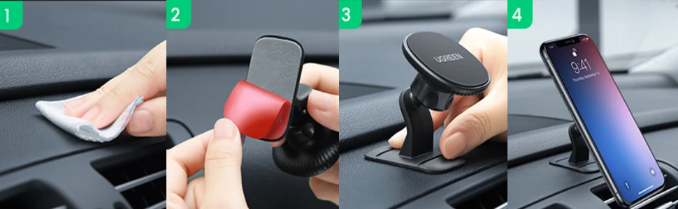 Ugreen магнитна стойка за телефон за кола Magnetic Car Phone Holder LP292 - 80785 - image 9