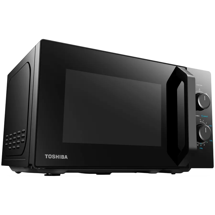 Microwave oven, volume 20L, mechanical control, 800W, 5 power levels, LED lighting, defrosting, cooking end signal, black - image 4