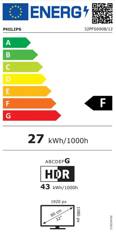 Телевизор, Philips 32PFS6908/12, 32" FHD LED 1920x1080, DVB-T2/C/S2, Ambilight 3, HDR 10+, HLG, Dolby Vision, Dolby Atmos, Smart, New OS, Pixel Precise UHD Quad Core, 8GB, HDMI*3, USB*2, Cl+, 802.11n, Lan, 12W RMS, Black - image 6