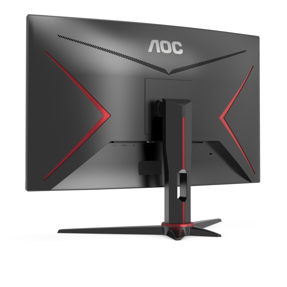 Монитор, AOC C27G2E/BK, 27" Curved 1500R VA WLED, 1920x1080@165Hz, 4ms GtG, 1ms MPRT, 250cd m/2, 4000:1, DCR 80M:1, Adaptive Sync, FlickerFree, Low Blue Light, Tilt, D-SUB, 2xHDMI, DP - image 5