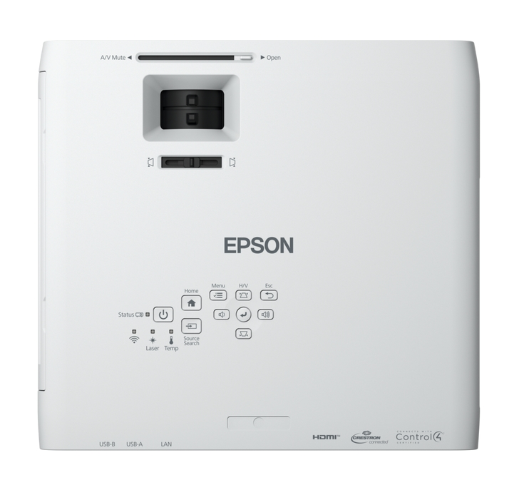 Мултимедиен проектор, Epson EB-L260F, 3LCD, Laser, WUXGA (1920 x 1080), 240Hz, 16:9, 4600 lumen, 2500000 : 1, Ethernet, Wireless LAN 5GHz, VGA (2xIn, 1xOut), Composite, HDMI (2x), RS232, Audio In and Out, USB, Miracast, 60 months, 20000 h. light source - image 4