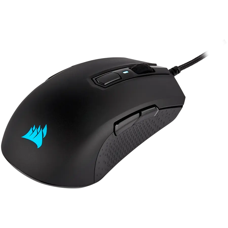Corsair M55 RGB PRO Ambidextrous Multi-Grip Gaming Mouse, Black, Backlit RGB LED, 12400 DPI, Optical (EU version) - image 2