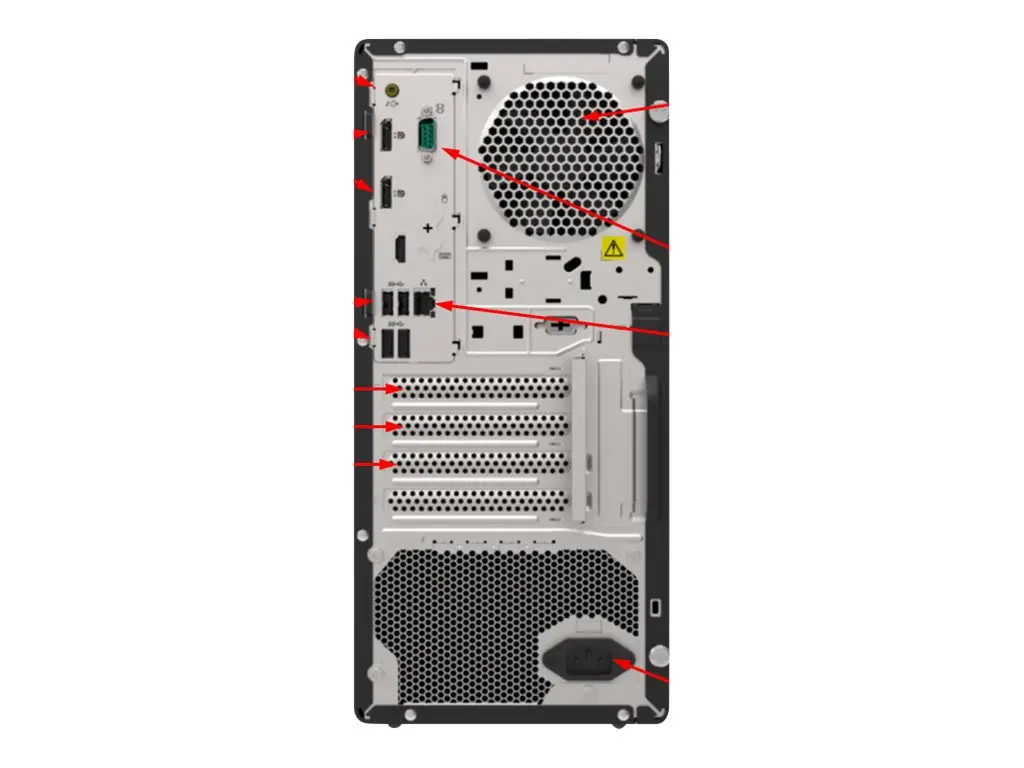 Сървър, Lenovo ThinkSystem ST50 V2, Xeon E-2324G  (4C 3.1GHz 8MB Cache/65W), SW RAID, 2x960GB Micron 5400 Pro SSD, 1x16GB, 500W 94% Efficiency, No DVD, 3 year - image 2