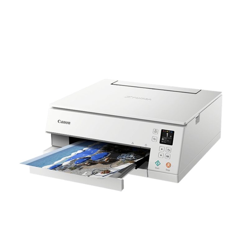 Мастилоструйно многофункционално устройство, Canon PIXMA TS6351a All-In-One, White - image 1