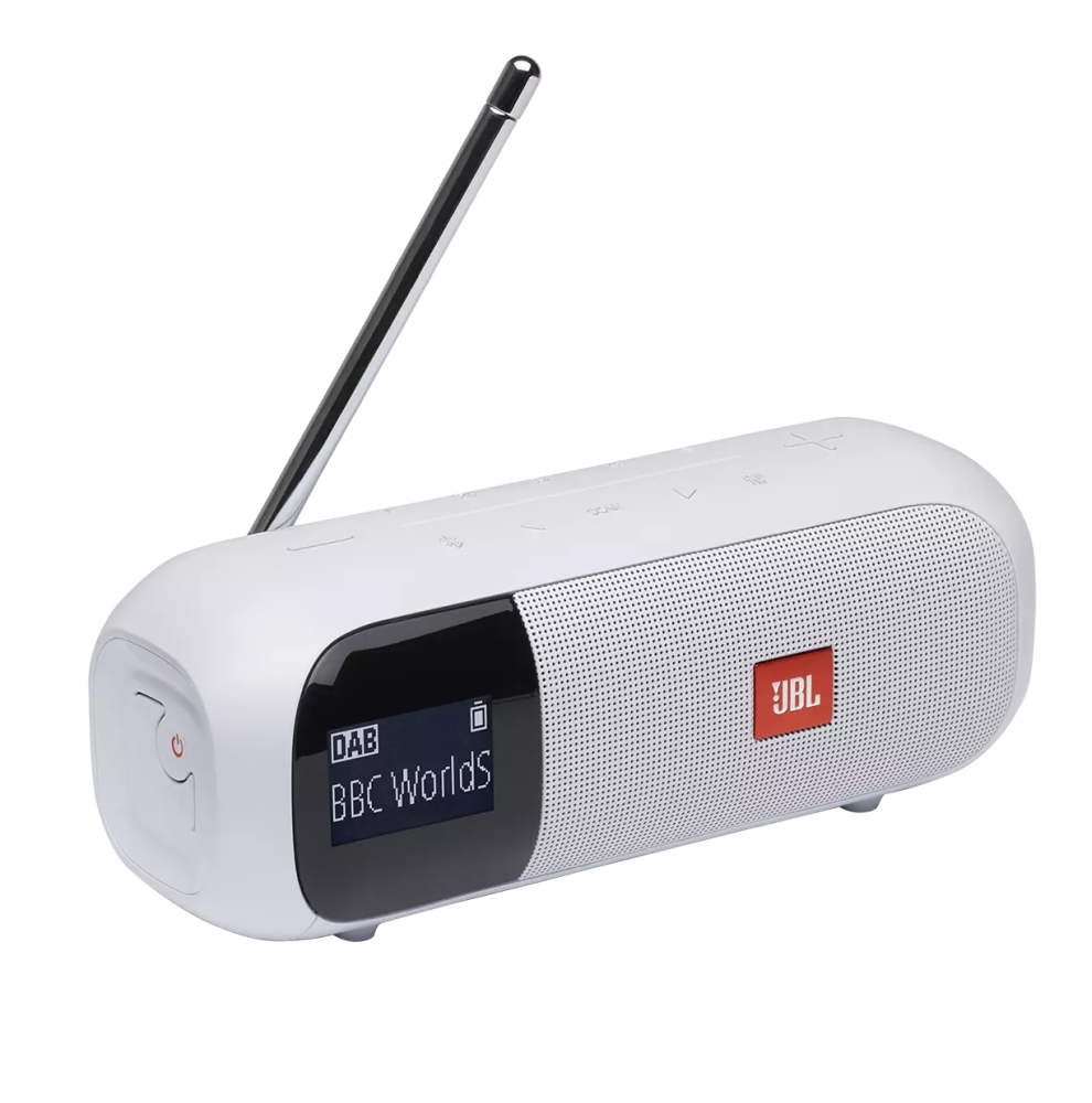 Радио, JBL Tuner 2 WHT portable radio with bluetooth - image 1