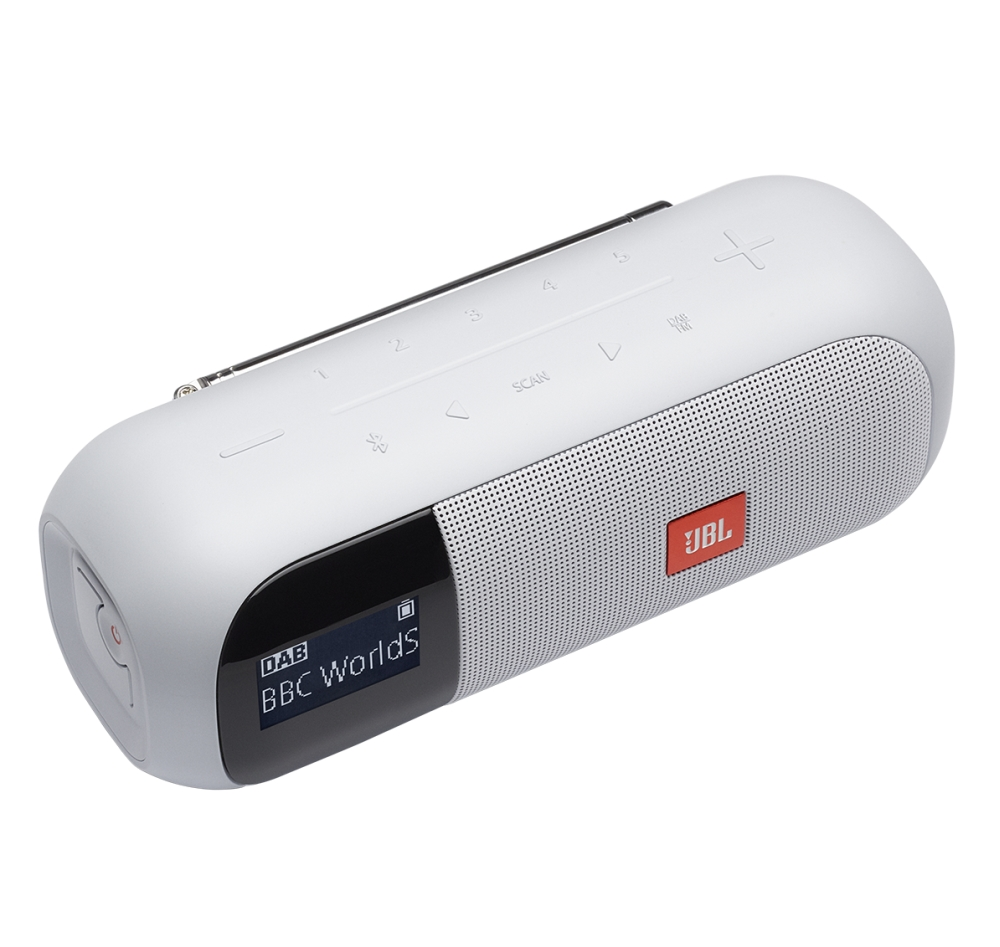 Радио, JBL Tuner 2 WHT portable radio with bluetooth - image 2