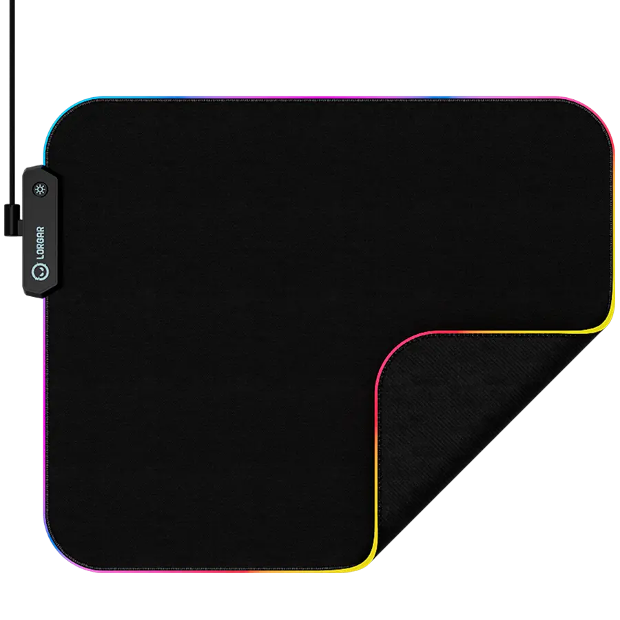 Lorgar Steller 913, Gaming mouse pad, High-speed surface, anti-slip rubber base, RGB backlight, USB connection, Lorgar WP Gameware support, size: 360mm x 300mm x 3mm, weight 0.250kg - image 2
