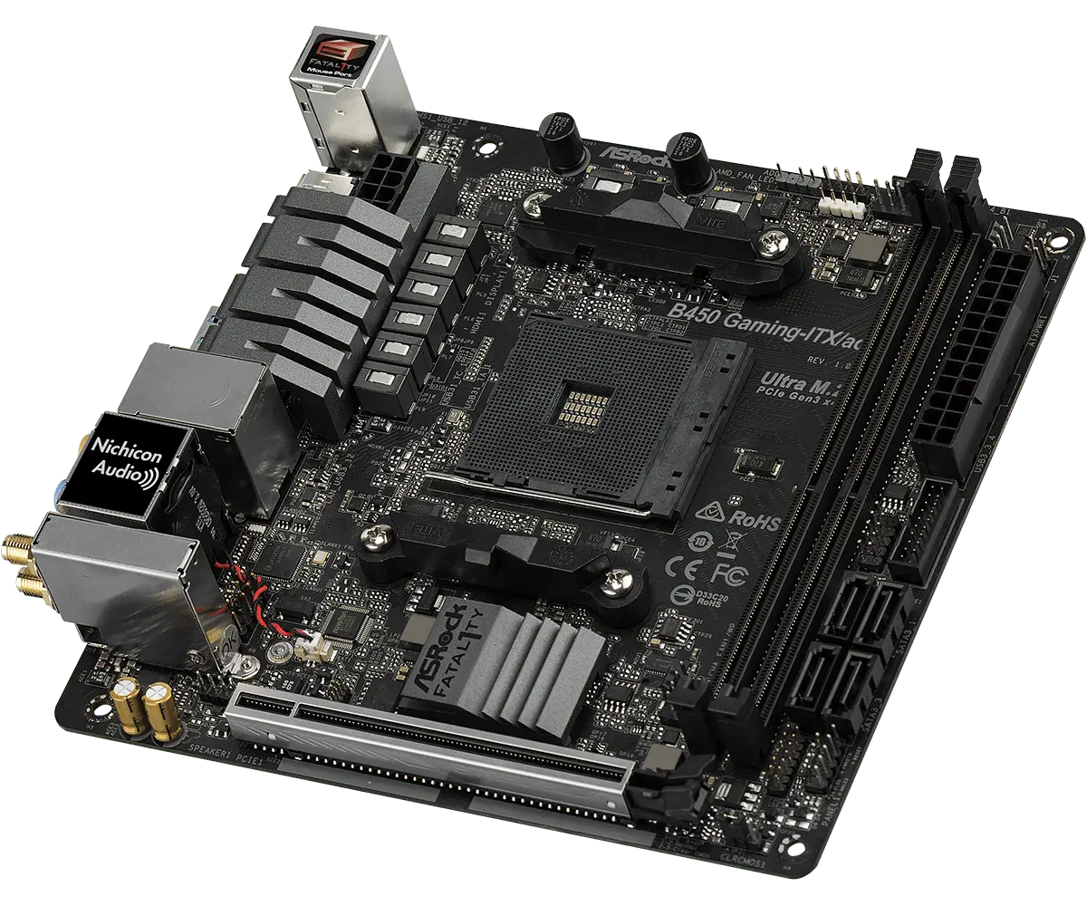 Дънна платка, ASROCK B450 GAMING-ITX/AC - image 2