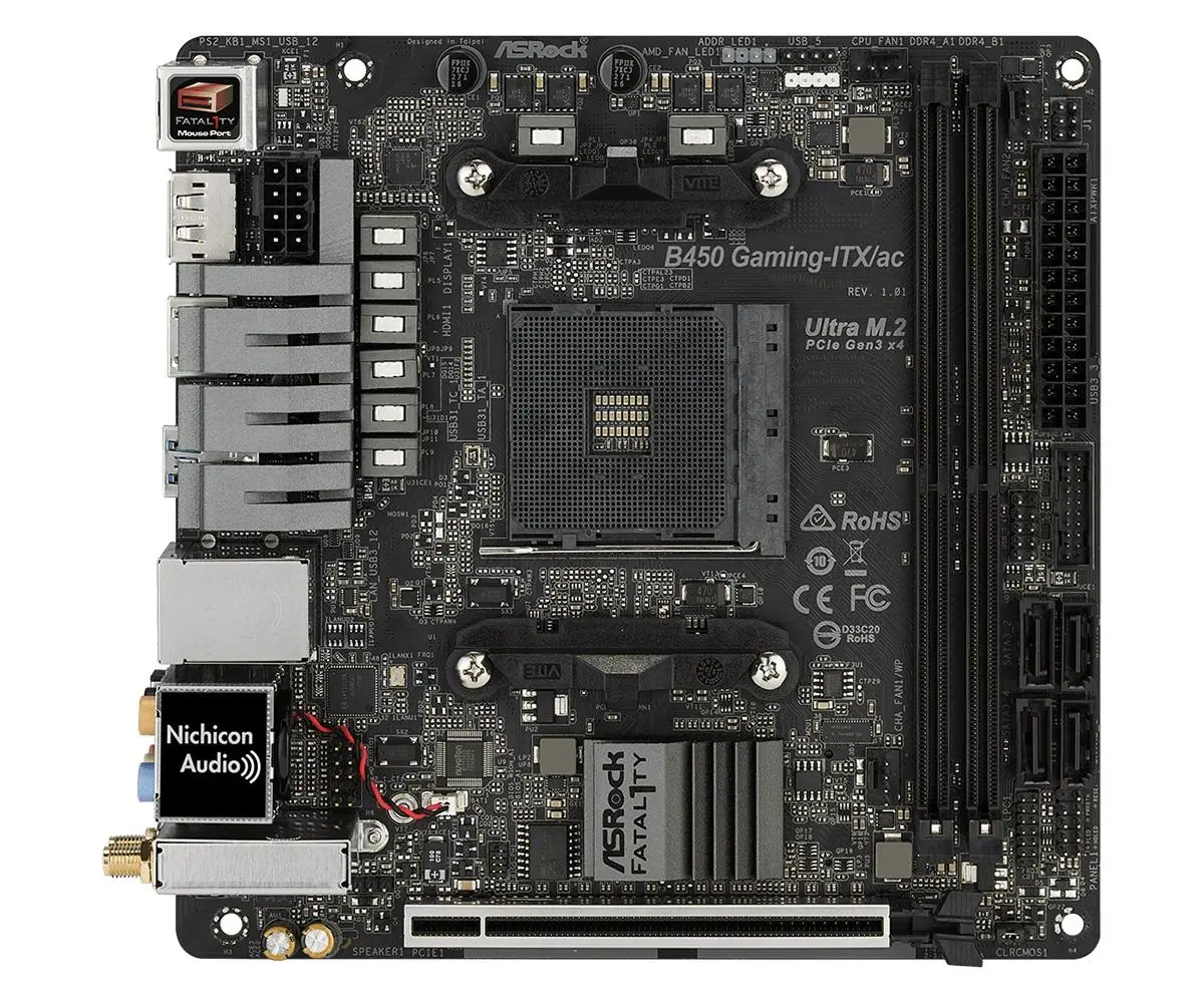 Дънна платка, ASROCK B450 GAMING-ITX/AC - image 4