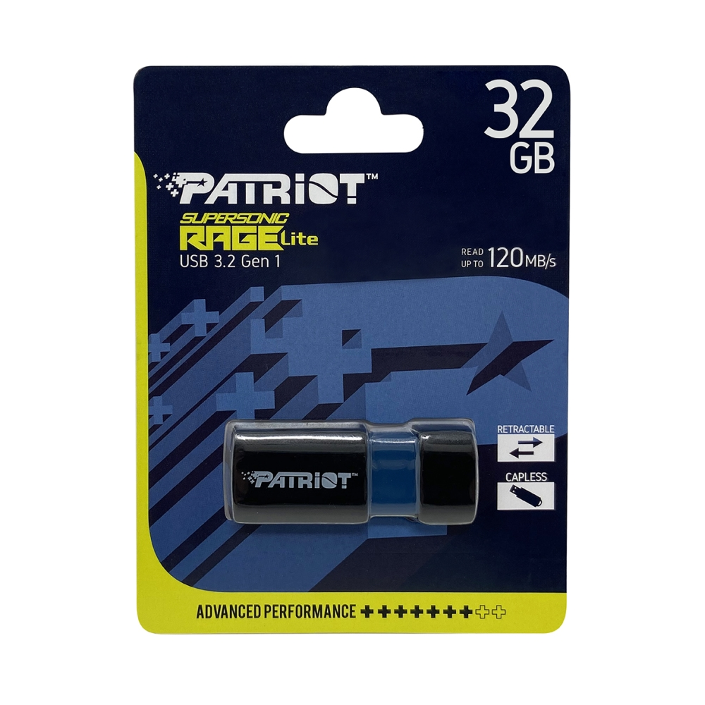 Памет, Patriot Supersonic Rage LITE USB 3.2 Generation 1 32GB - image 6