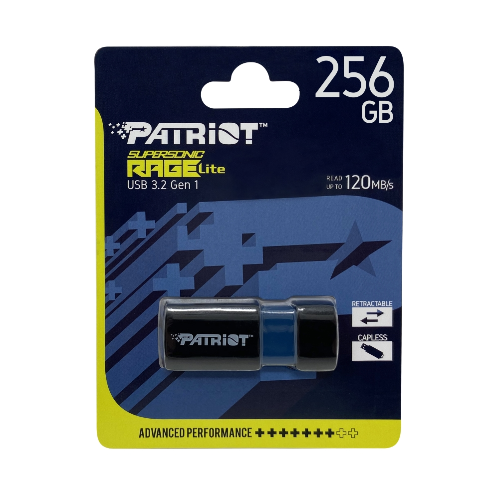 Памет, Patriot Supersonic Rage LITE USB 3.2 Generation 1 256GB - image 6