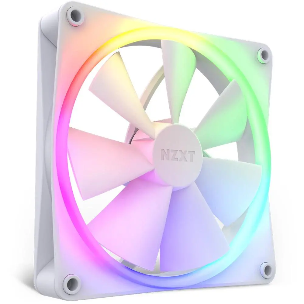 Вентилатор NZXT F140 RGB Бял