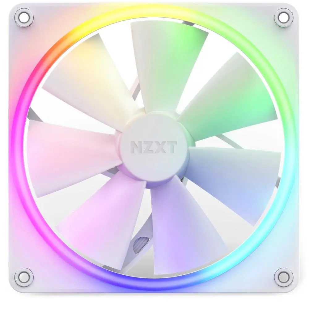 Вентилатор NZXT F140 RGB Бял - image 1