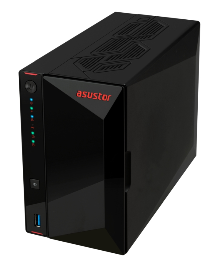 Мрежов сторидж, Asustor Nimbustor AS5402T, 2 Bay NAS, Quad-Core 2.0GHz CPU, Dual 2.5GbE Ports, 4GB SO-DIMM DDR4 (Max. 16GB), Four M.2 SSD Slots (Diskless), 3x USB 3.2 Gen 1 Type A, WOW (Wake on WAN), WOL, System Sleep Mode, AES-NI hardware encryption, Black - image 4