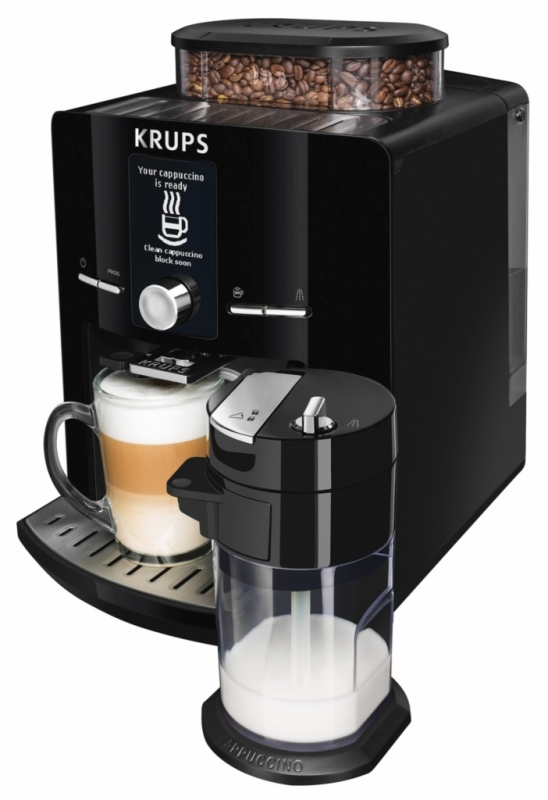 Кафеавтомат, Krups EA829810, Latt'Espress black - image 1