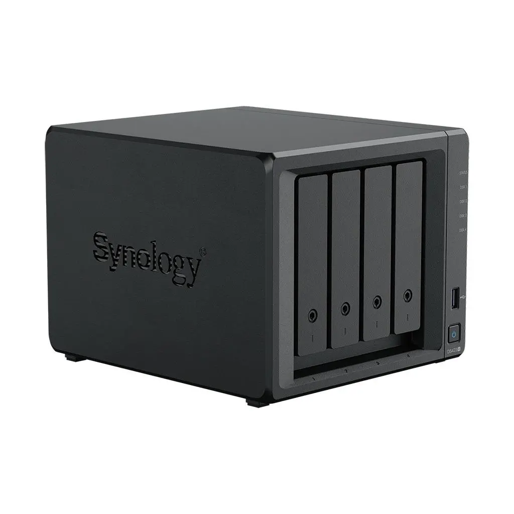 Мрежов сторидж Synology NAS DS423+, за 4 диска, Intel Celeron J4125, .2GB DDR4 - image 1