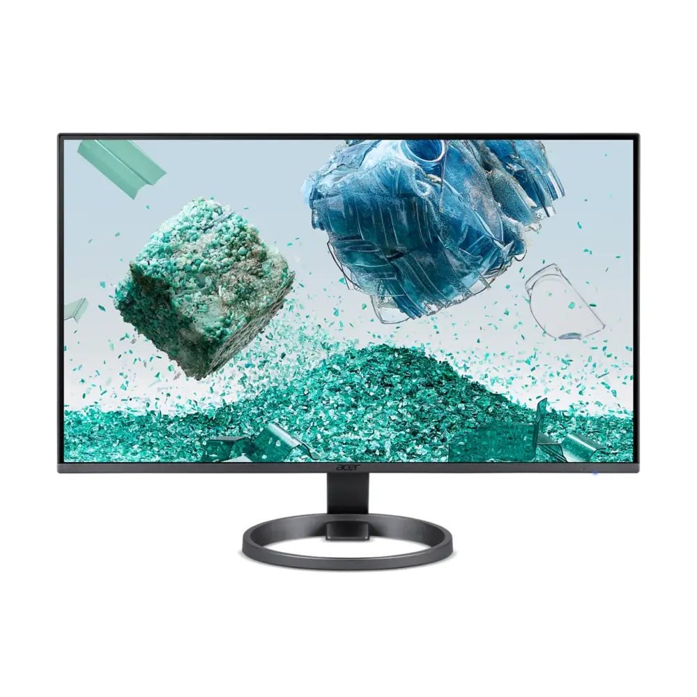 Монитор, Acer Vero RL242YEyiiv, 23.8W" IPS LED, Anti-Glare, FreeSync, 4ms (GTG), 75Hz, 100M:1, 250nits, 1920x1080, Flicker-Less, BlueLightShield, 2xHDMI, VGA, Tilt, VESA, Black