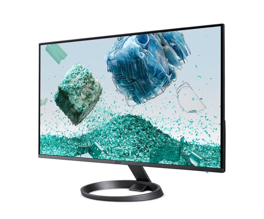 Монитор, Acer Vero RL242YEyiiv, 23.8W" IPS LED, Anti-Glare, FreeSync, 4ms (GTG), 75Hz, 100M:1, 250nits, 1920x1080, Flicker-Less, BlueLightShield, 2xHDMI, VGA, Tilt, VESA, Black - image 2