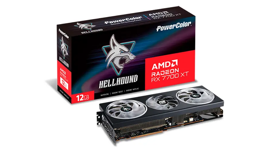 Видео карта POWERCOLOR RX 7700 XT Hellhound 12GB GDDR6 - image 6