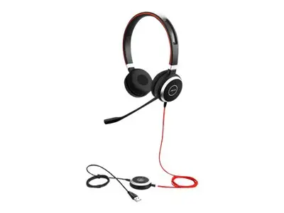 Слушалки с микрофон Jabra EVOLVE 40 MS Duo, Noise Cancelling, Microphone, 3,5 mm & USB - image 3