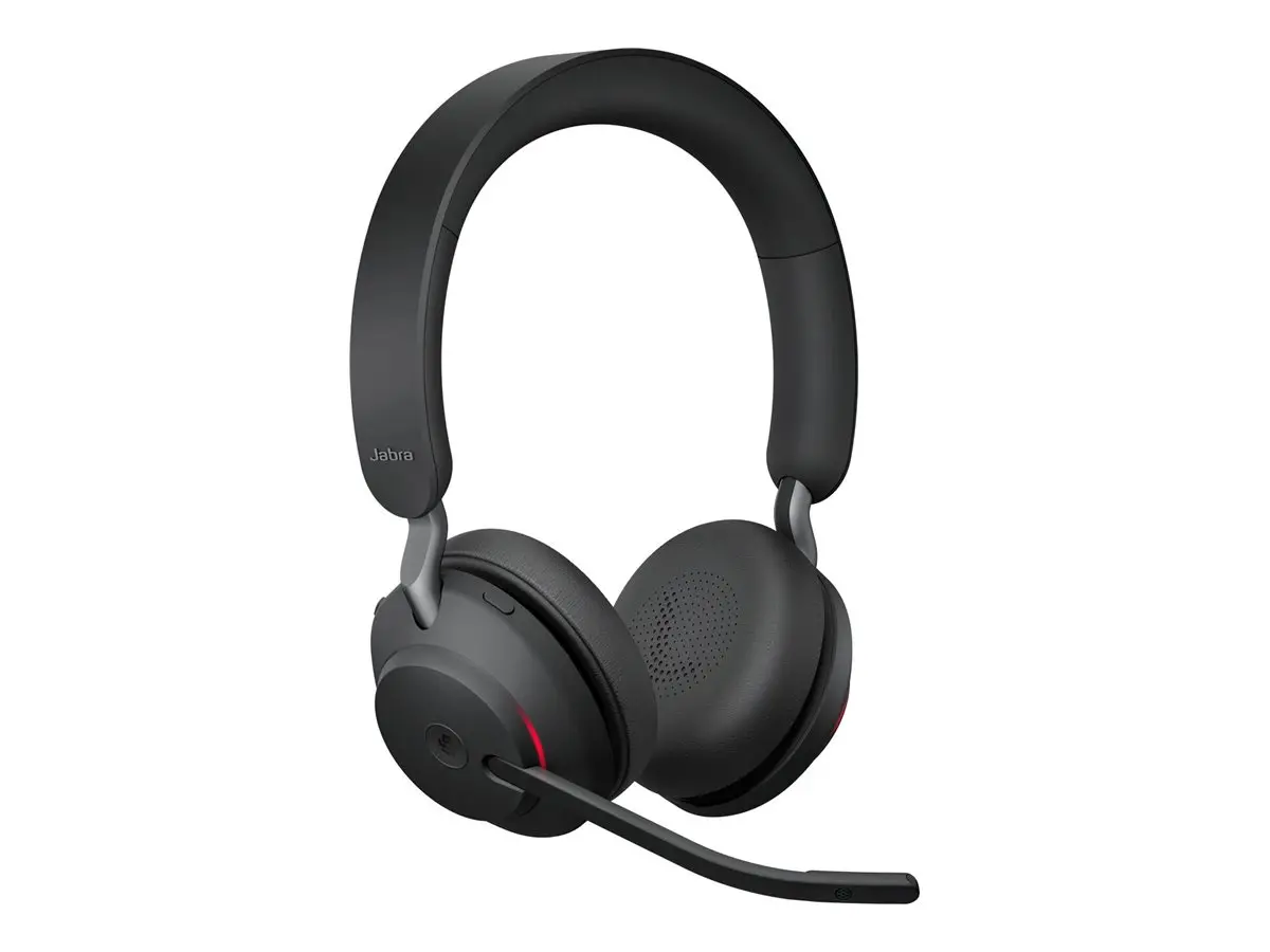 JABRA Evolve2 65 MS Stereo Headset on-ear Bluetooth wireless USB-A noise isolating black Certified for Microsoft Teams - image 4