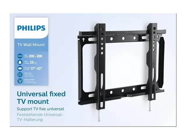 TV Стойка for стена фиксирана Philips (до 42 , 25кг), VESA 100 x 100 mm/200 x 200 mm