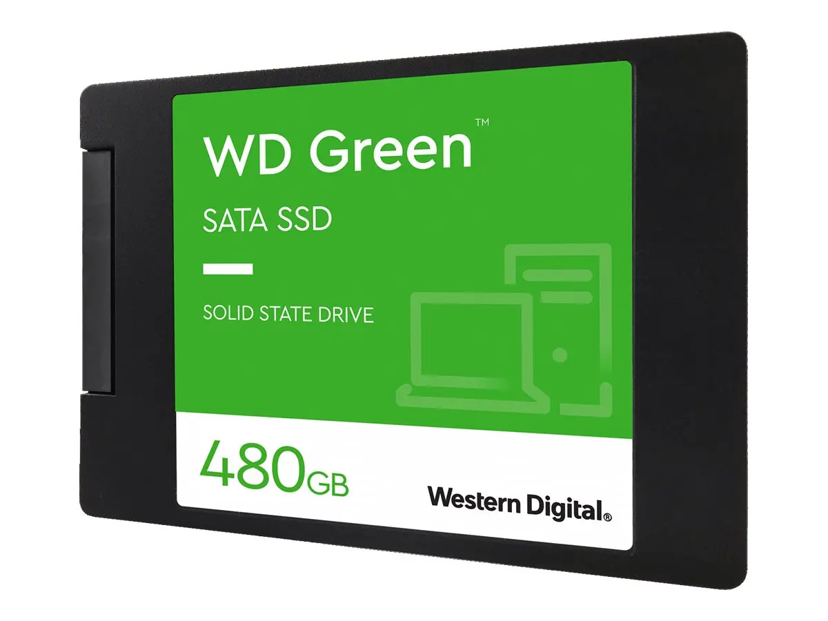 WD Green SATA 480GB Internal SSD Solid State Drive - SATA 6Gb/s 2.5inch - WDS480G3G0A - image 1