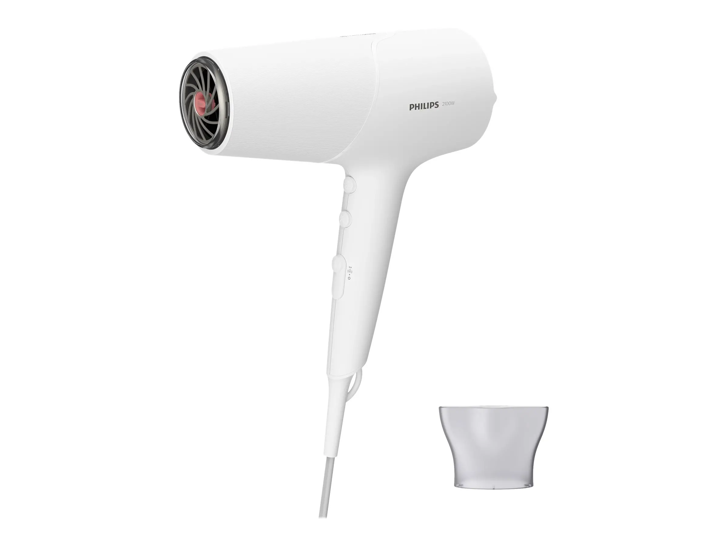 PHILIPS Сешоар 2100W Series 5000 ThermoShield технология йонна грижа 5 степени цвят бял - image 2