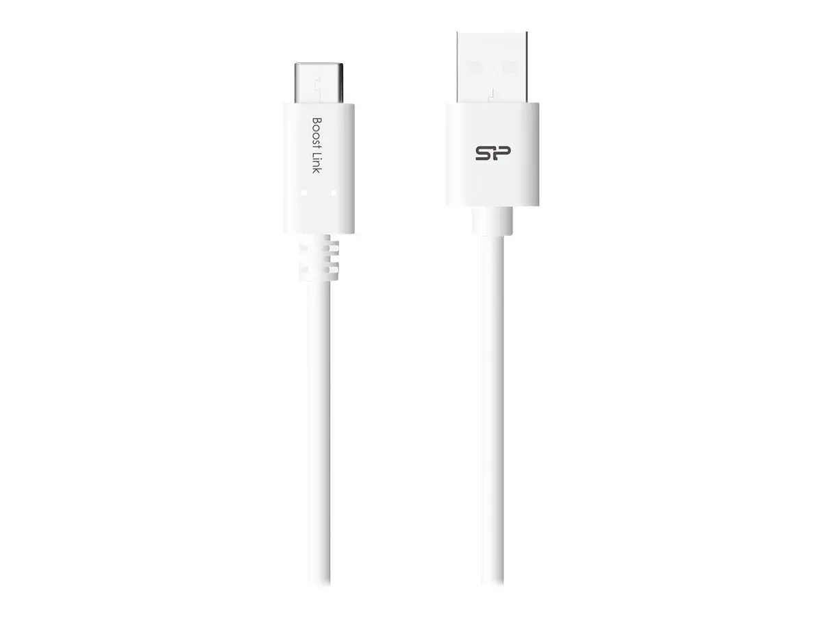 SILICON POWER Cable USB TypeC - USB Boost Link LK10AC 1M 2.4A White - image 2