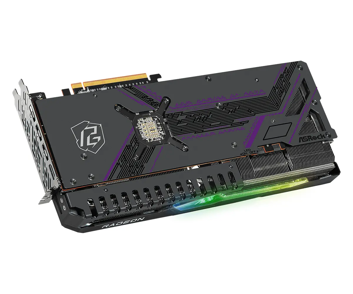 Asrock Video Card AMD Radeon RX7800XT Phantom Gaming 16GB OC, GDDR6, 256-bit, 3x DisplayPort™ 2.1, 1x HDMI™ 2.1, 2x 8-pin Power Connectors, Recommended PSU 800W - image 4