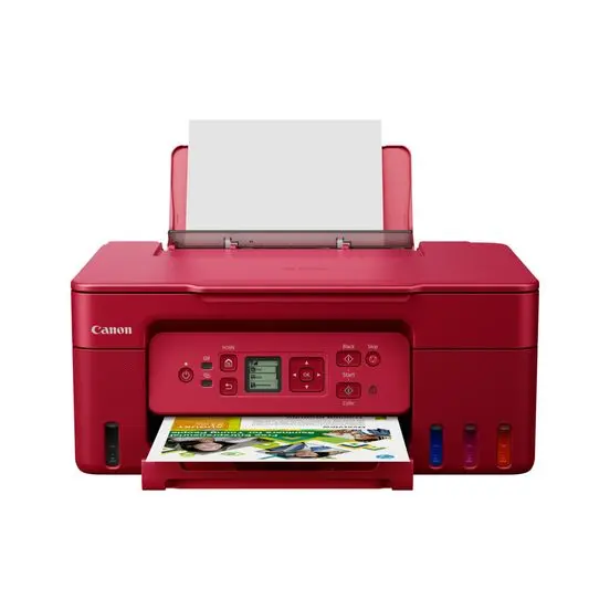 Мастилоструйно многофункционално устройство, Canon PIXMA G3470 All-In-One, Red - image 1