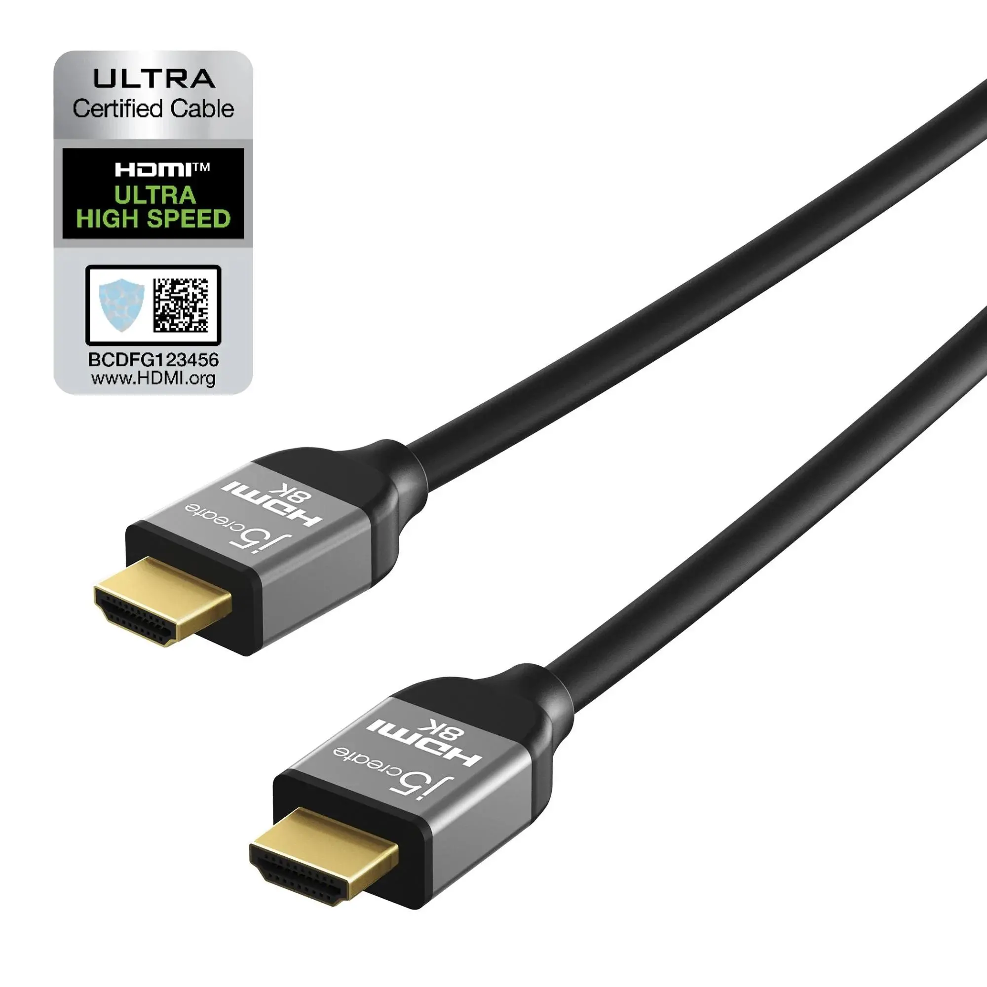 Кабел j5create JDC53, HDMI мъжко - HDMI мъжко, 8K, 48 Gbps, 2 m - image 1