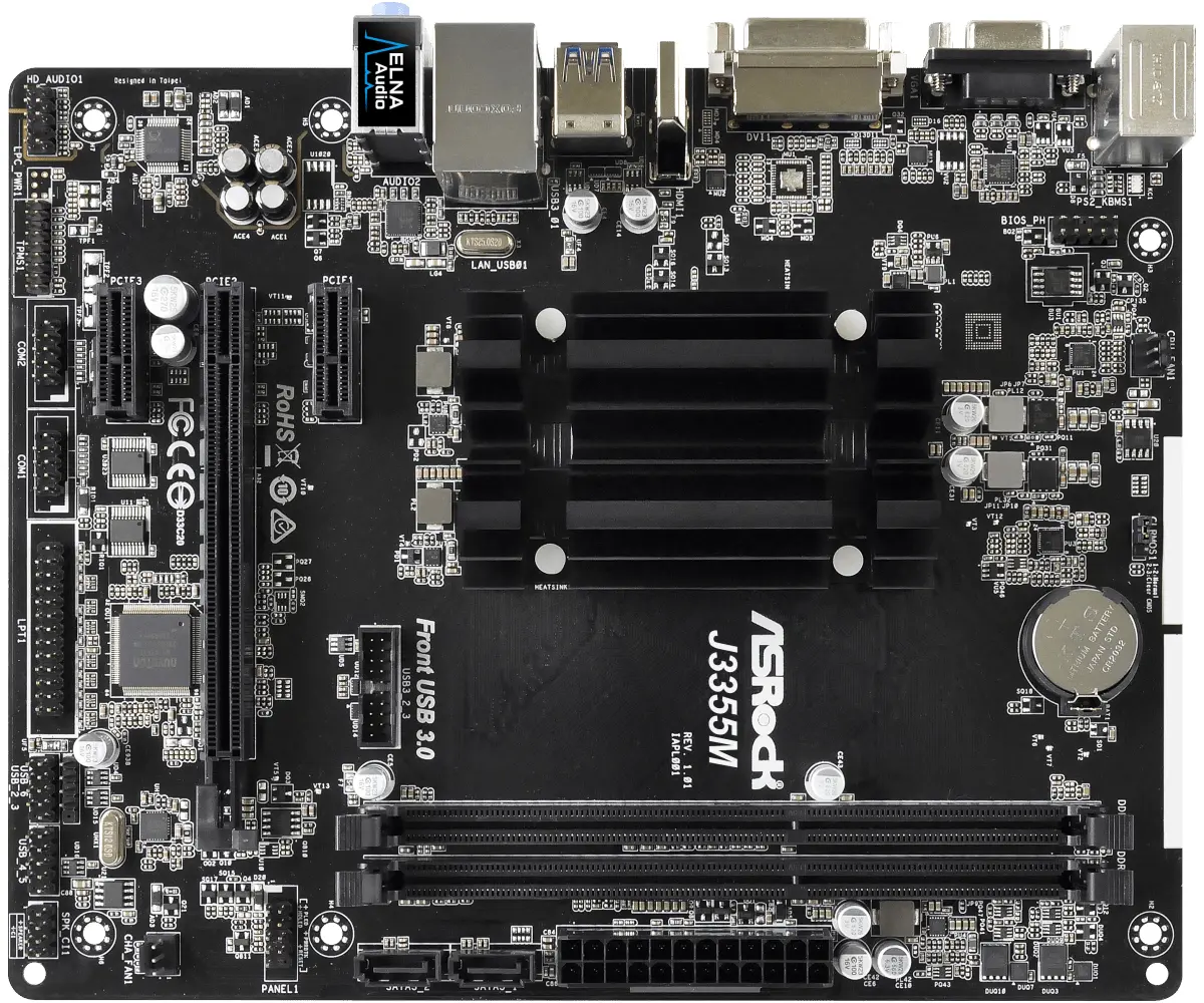 Дънна платка ASROCK J3355M, Intel® Dual-Core Processor J3355, mATX - image 1