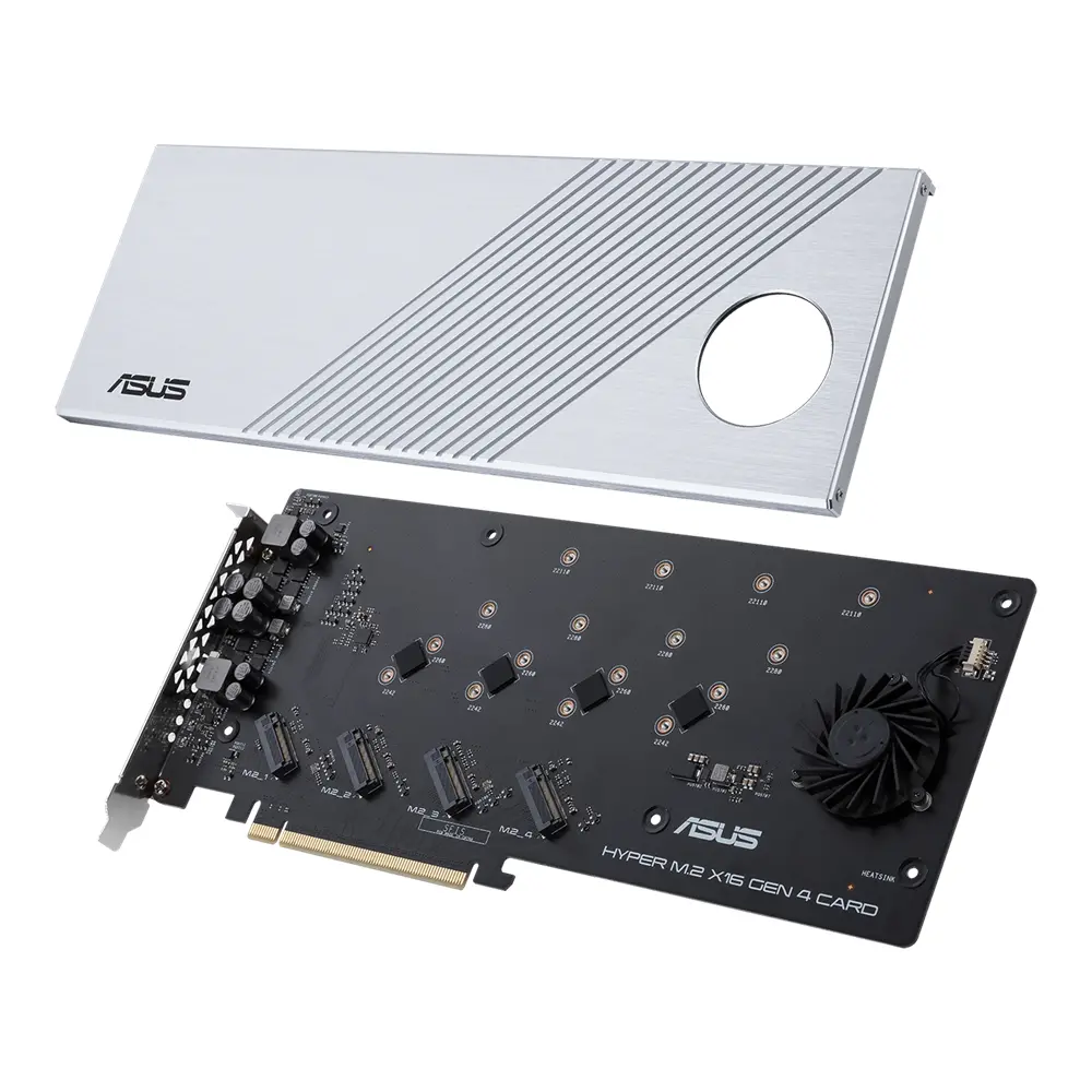 Карта ASUS Hyper M.2 x16 Gen 4 Card (PCIe 4.0/3.0) - image 2