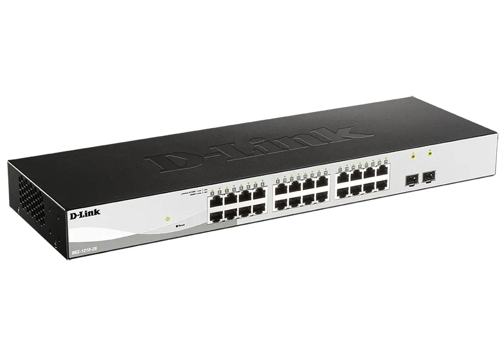Комутатор, D-Link 26-Port Gigabit Smart Switch with 2 SFP ports - image 1