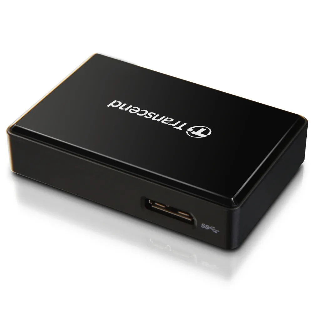 Четец за карти, Transcend All-in-1 Multi Memory Card Reader, USB 3.0/3.1 Gen 1, Black - image 1