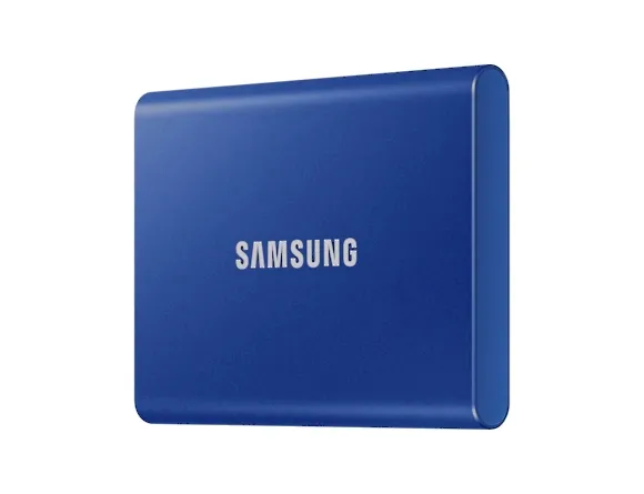 Твърд диск, Samsung Portable SSD T7 2TB, USB 3.2, Read 1050 MB/s Write 1000 MB/s, Indigo Blue - image 2