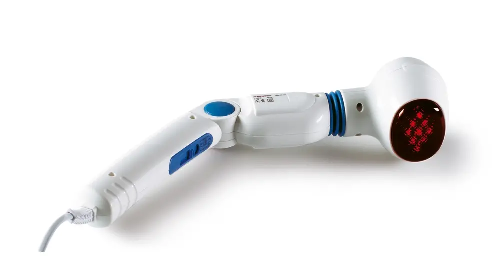 Масажор, Beurer MG 40 infrared massager; Soothing vibration massage; Rotating massage head and 3-way adjustable handle; Infrared heat; 3 function levels; 4 interchangeable massage attachments - image 3