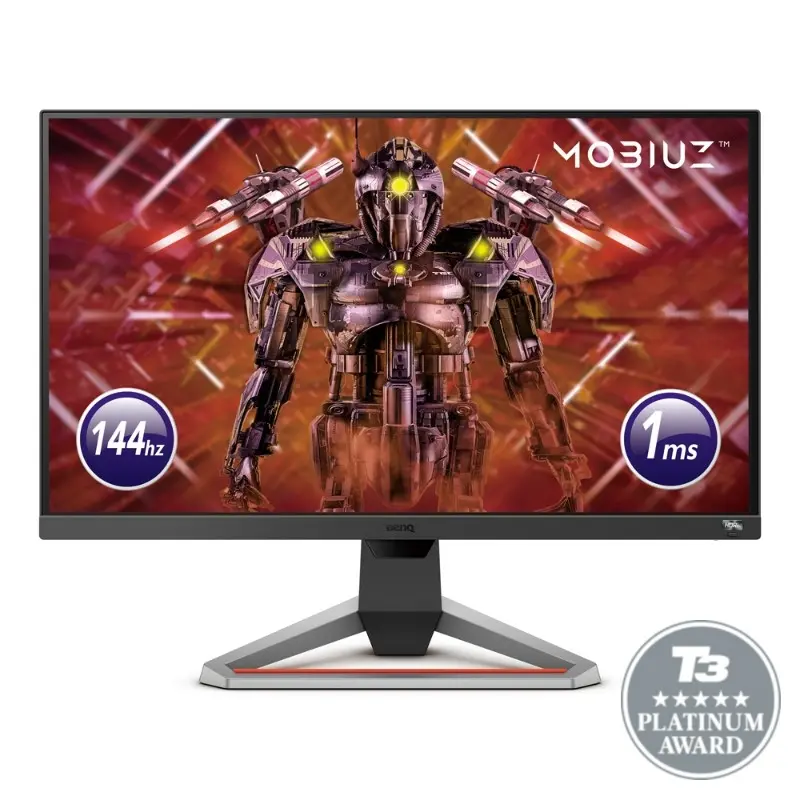 Монитор, BenQ MOBIUZ EX2710, 27", IPS, HDRi, 144Hz, 1ms, 1920x1080 FHD, FreeSync Premium, 99% sRGB, HDR10, B.I.+, Light Tuner, Black eQualizer, Color Vibrance, Quick OSD, Eye-Care, treVolo Speakers 2.5Wx2, 1000:1, 400 cd/m2,HDMI x2, DP, Height Adj., Dark grey