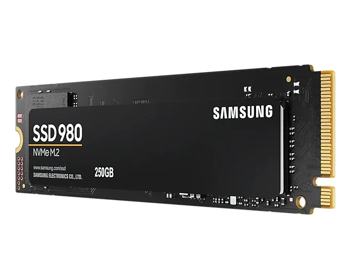 Твърд диск, Samsung SSD 980 250GB PCIe 3.0 NVMe 1.4 M.2 V-NAND 3-bit MLC, Pablo Controller, 256-bit Encryption, Read 2900 MB/s Write 1300 MB/s - image 2