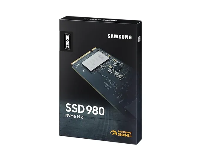 Твърд диск, Samsung SSD 980 250GB PCIe 3.0 NVMe 1.4 M.2 V-NAND 3-bit MLC, Pablo Controller, 256-bit Encryption, Read 2900 MB/s Write 1300 MB/s - image 4